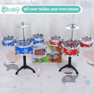 Bộ trống đồ chơi cho bé Jazz Drum Toyshouse - Nhạc cụ, âm nhạc hướng nghiệp cho trẻ từ 1 tuổi - 3303