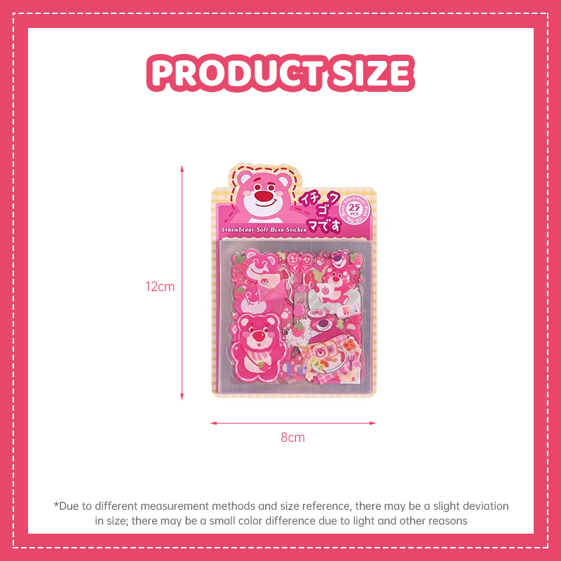 💜Sticker Gấu Dâu - Set 50 Miếng Combo Sticker cao cấp chống nước