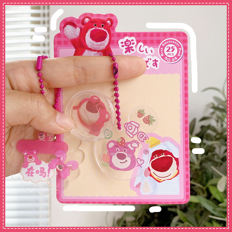 💜Sticker Gấu Dâu - Set 50 Miếng Combo Sticker cao cấp chống nước