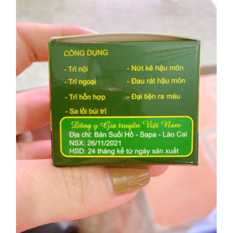 Cao trĩ dân tộc Sapa cực nhạy 1 lọ hết trĩ ra máu,hết đau rát