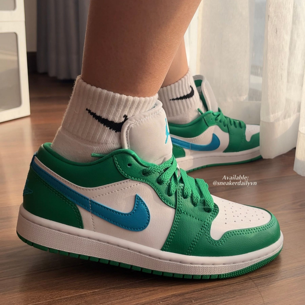 Giày Air Jordan 1 Low ‘Lucky Green’ DC0774-304 chính hãng Sneaker Daily