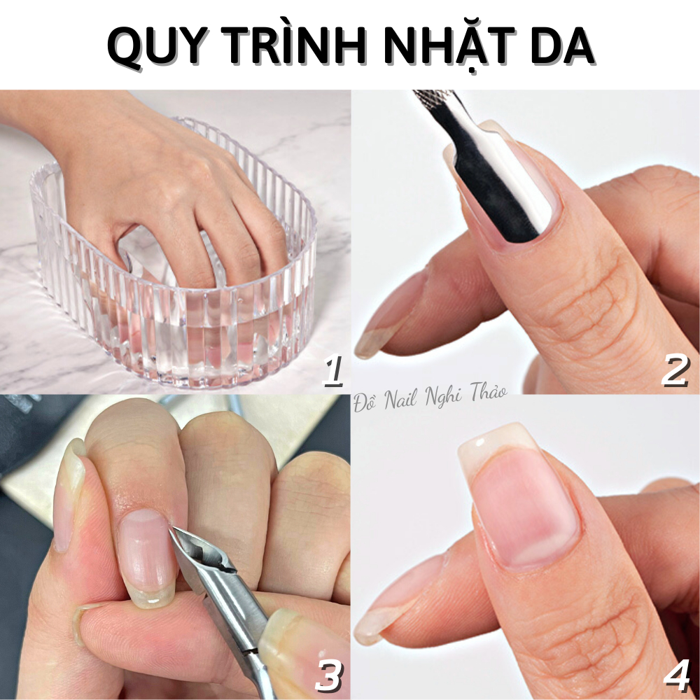 Bát ngâm tay nail trong suốt JELIVA