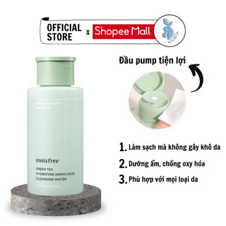 Nước Tẩy Trang Trà xanh Innisfree Green Tea Hydrating Amino Acid Cleansing Water 300ml