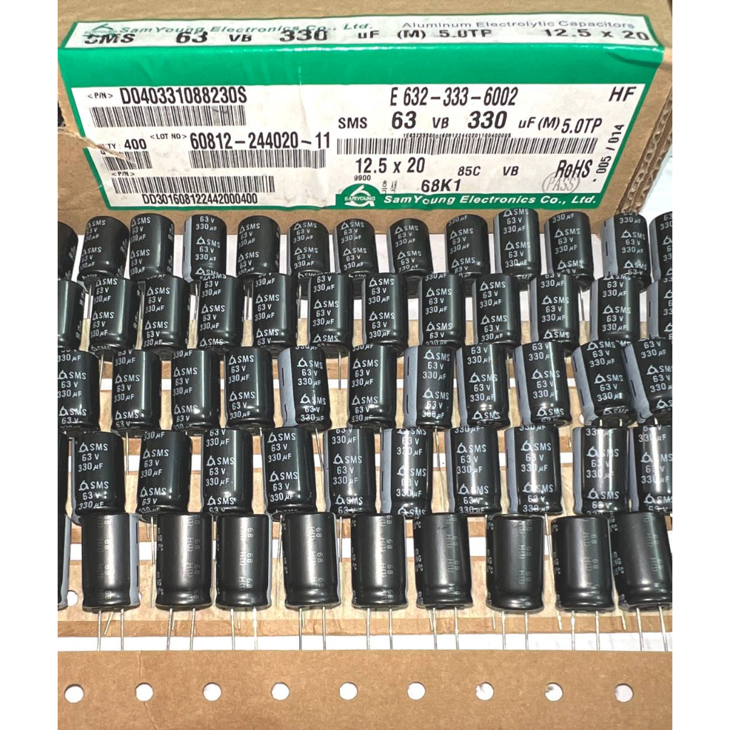 SET 10 TỤ  SAMYOUNG  ,Suscon  63V