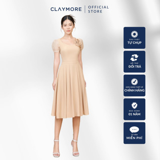 Váy Đầm Xòe Tay Bồng CLAYMORE Mã CDX2S3C04238