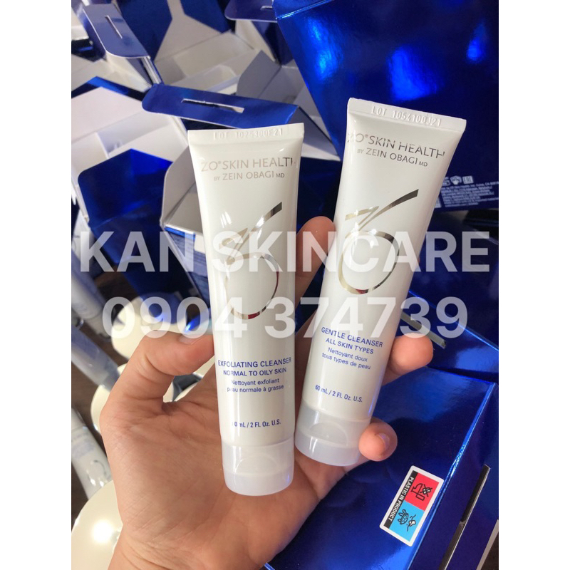 ⭐️ Sữa rửa mặt mini cho mọi loại da Zo Gentle Cleanser / Exfoliating / Hydrating 60ml