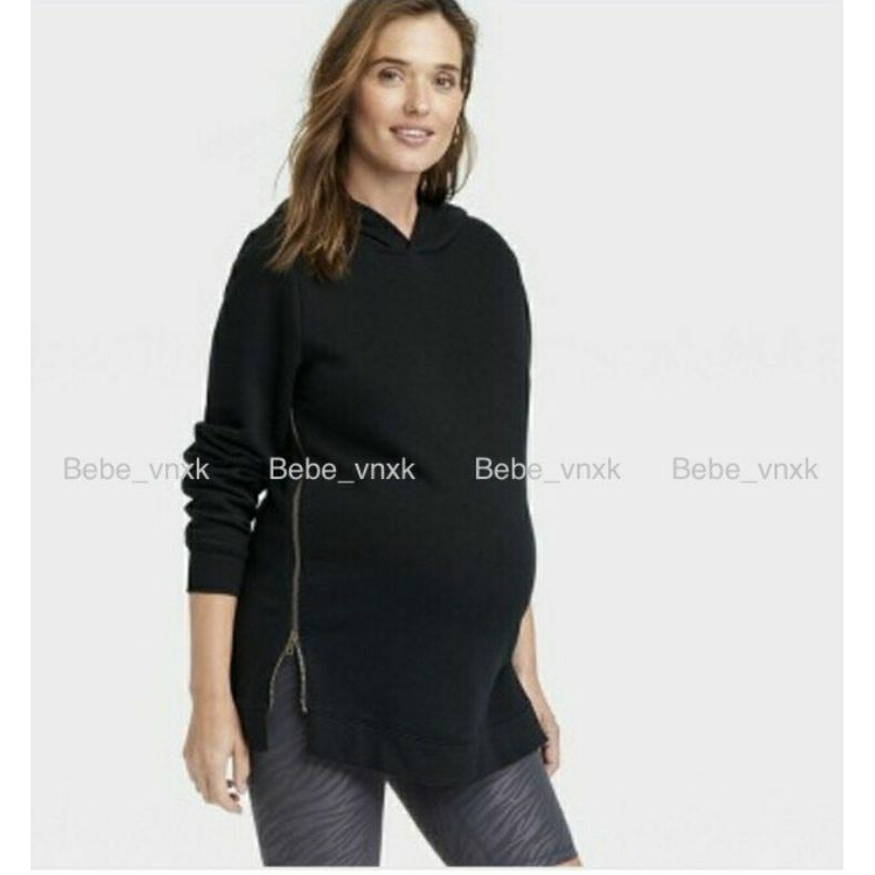 Áo khoác hoodie form dài mặc ấm xuất dư