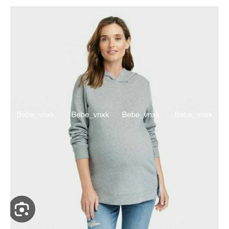 Áo khoác hoodie form dài mặc ấm xuất dư