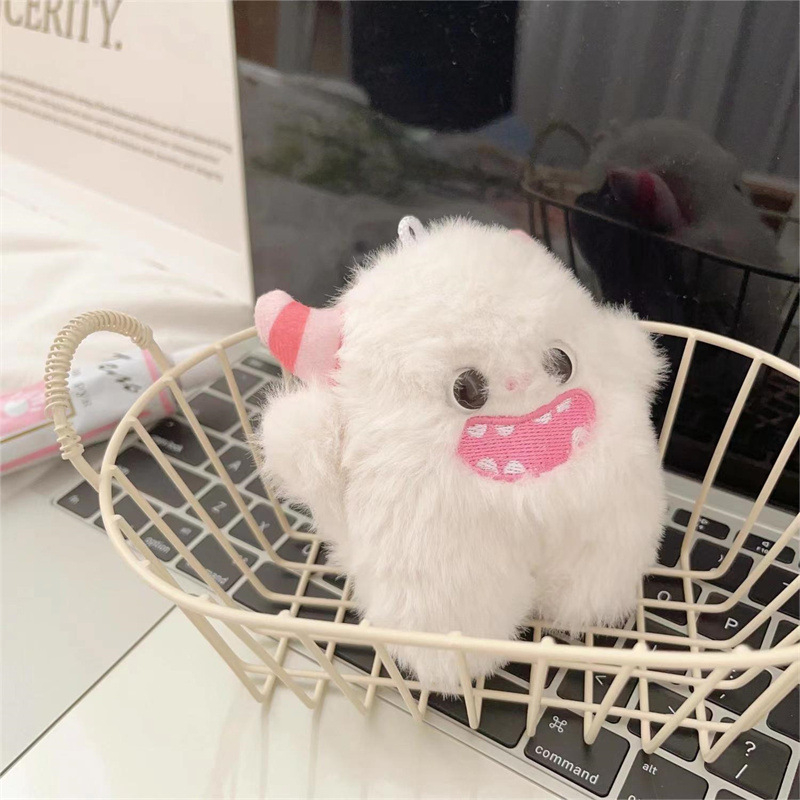 Móc khóa móc treo balo hình chuột nhồi bông mềm mại dễ thương