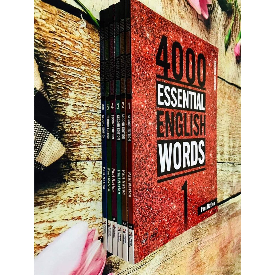 Sách - 4000 ESSENTIAL ENGLISH WORDS - bộ 6 cuốn kèm mp3 và ansew key