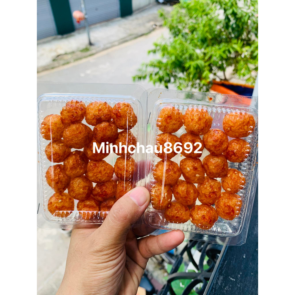 Bánh pò viên vừng BBQ - MỘT  hộp LẺ