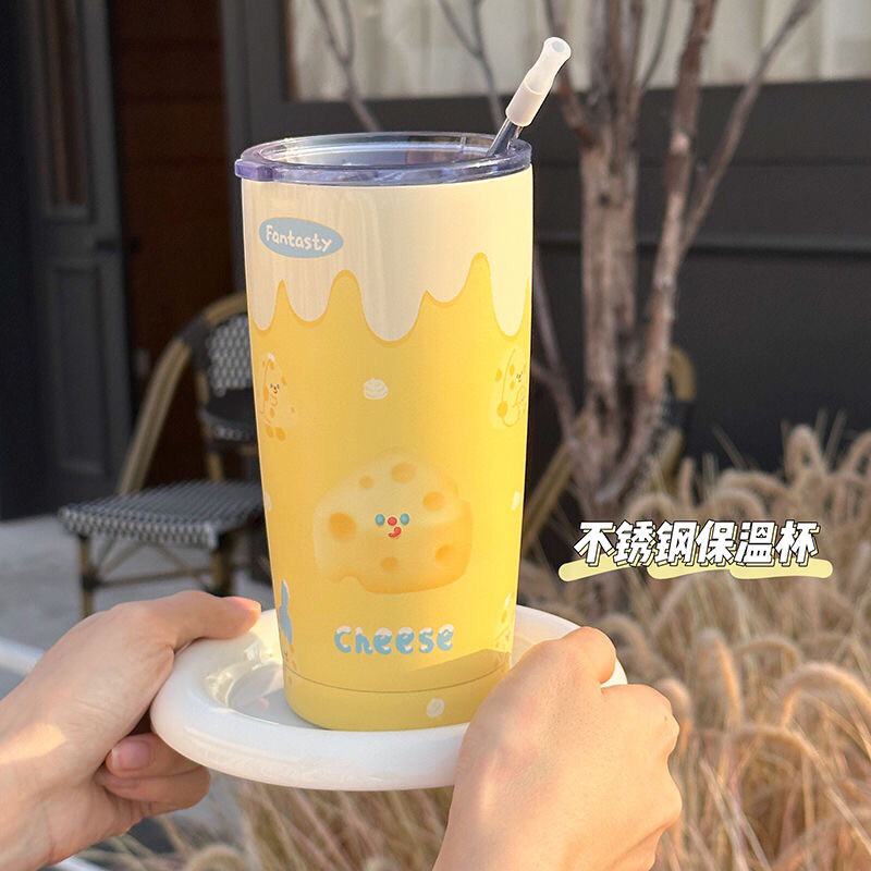 Ly giữ nhiệt cao cấp Cheese 550ml