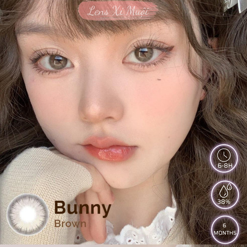 Lens mắt nâu giãn to 619-0 độ