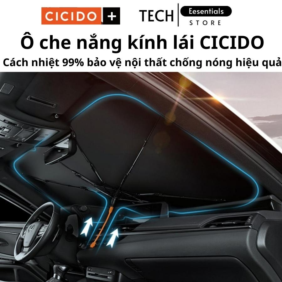Ô che nắng kính lái ô tô phủ nano 6 lớp nhập khẩu chính hãng Cicido, dù che nắng ô tô ngoài trời chống nắng ô tô cacấp