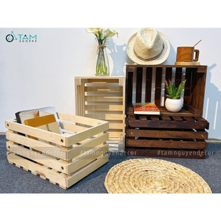 Thùng gỗ pallet đựng đồ đa năng hàng chuẩn