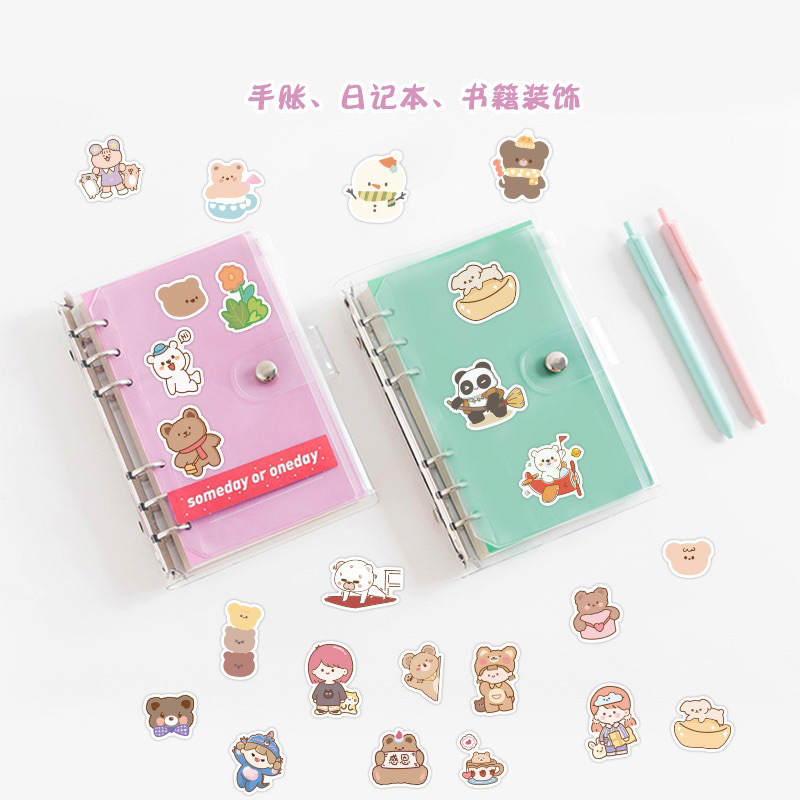 Set 100 hình dán Chống thấm nước hoạ tiết Hoạt hình Phong cách Graffiti độc đáo trang trí mũ bảo hiểm,laptop Tiệm Ốc Sột