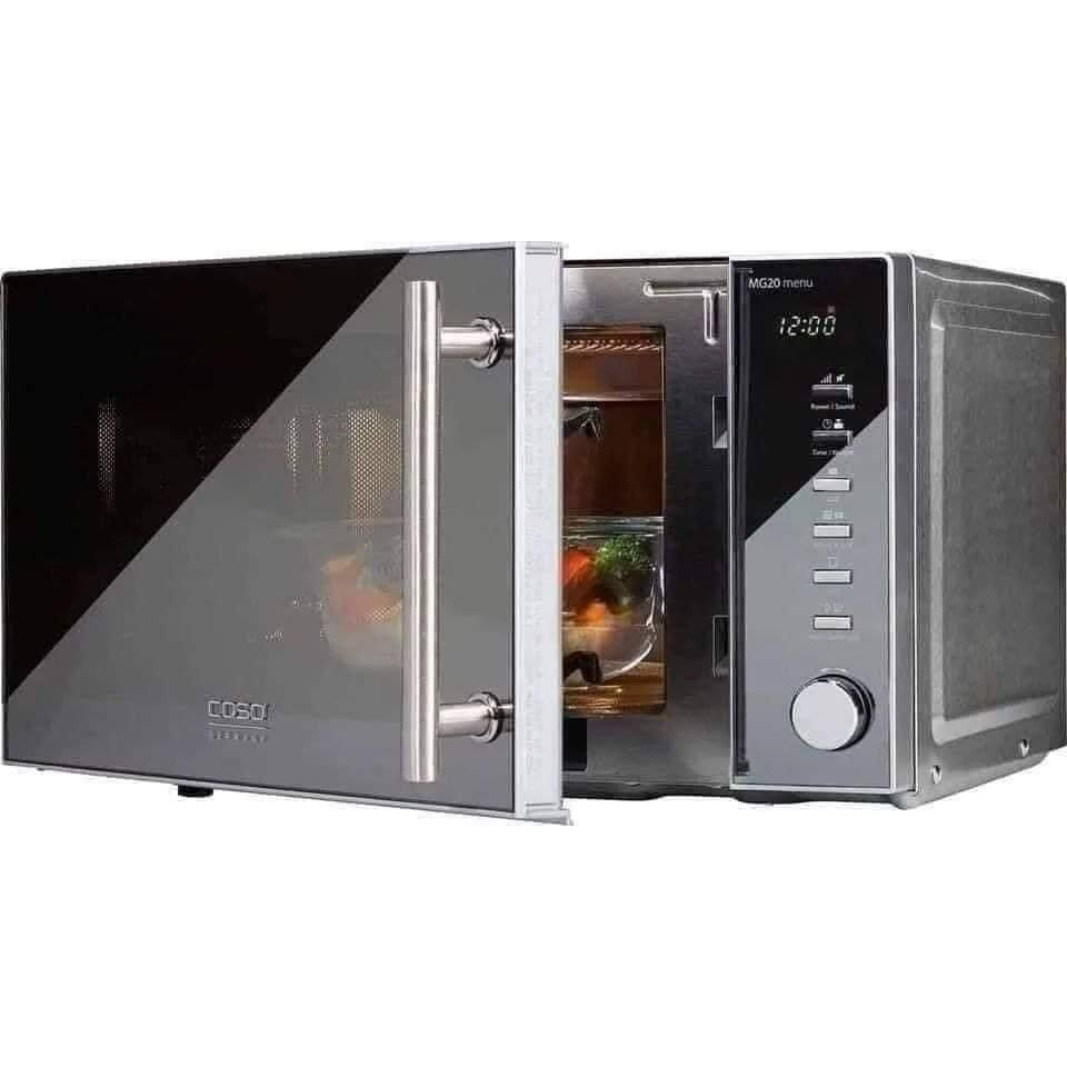 Lò vi sóng kèm nướng Caso MG20 Ceramic, menu điều khiển điện tử