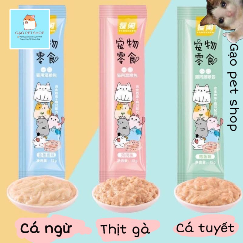 Súp thưởng Shizuka 15g cho mèo và hamster siêu ngon và rẻ