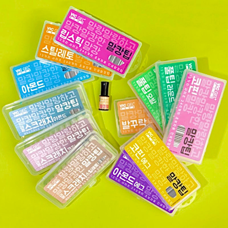 Móng ốp dẻo Vic Gel plus Hàn quốc