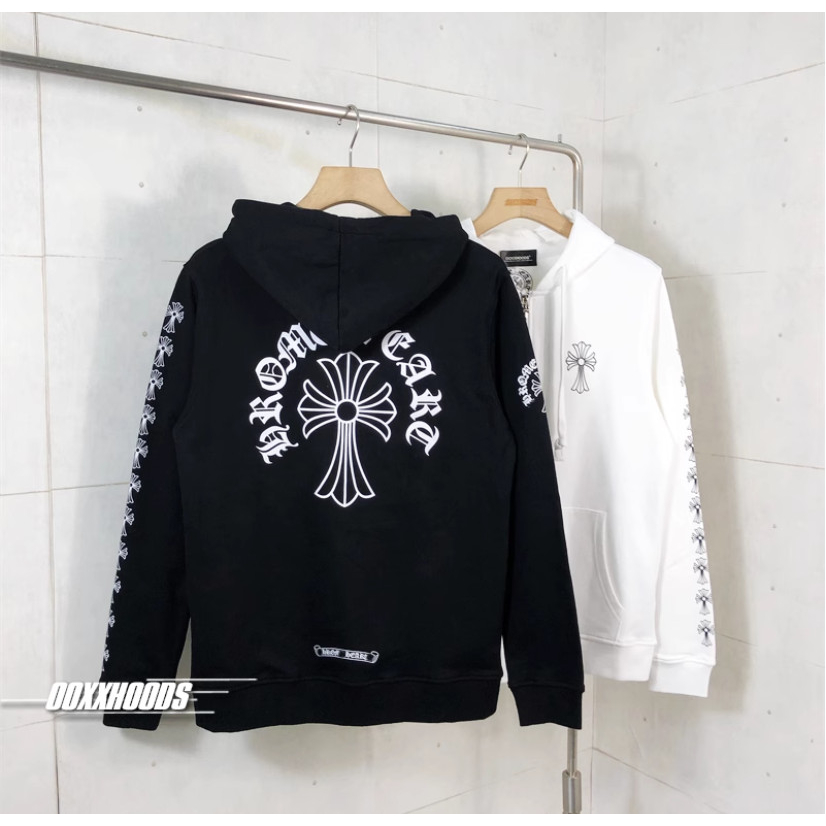 Áo Nỉ Hoodie Phối Khóa Kéo Họa Tiết Hoa Văn 2 Mặt Cánh Tay Sành Điệu, Phong Cách Trẻ Trung Hot Trend, Nỉ Cao Cấp