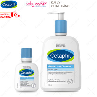 [HSD: T8/2025] Sữa Tắm và Rửa Mặt Dịu Nhẹ Cetaphil Gentle Skin Cleanser Cho Da Nhạy Cảm 59ML, 500ML