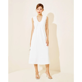Đầm sát nách cổ nhíu - Everluxe