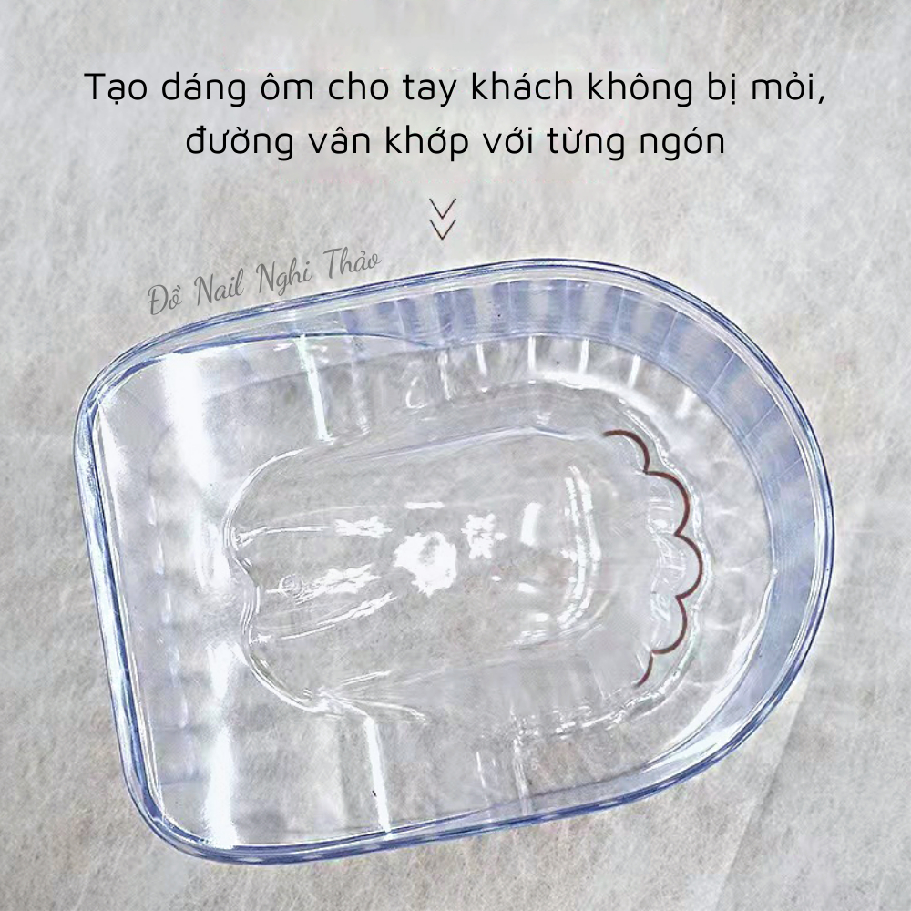 Bát ngâm tay nail trong suốt NGHI THẢO