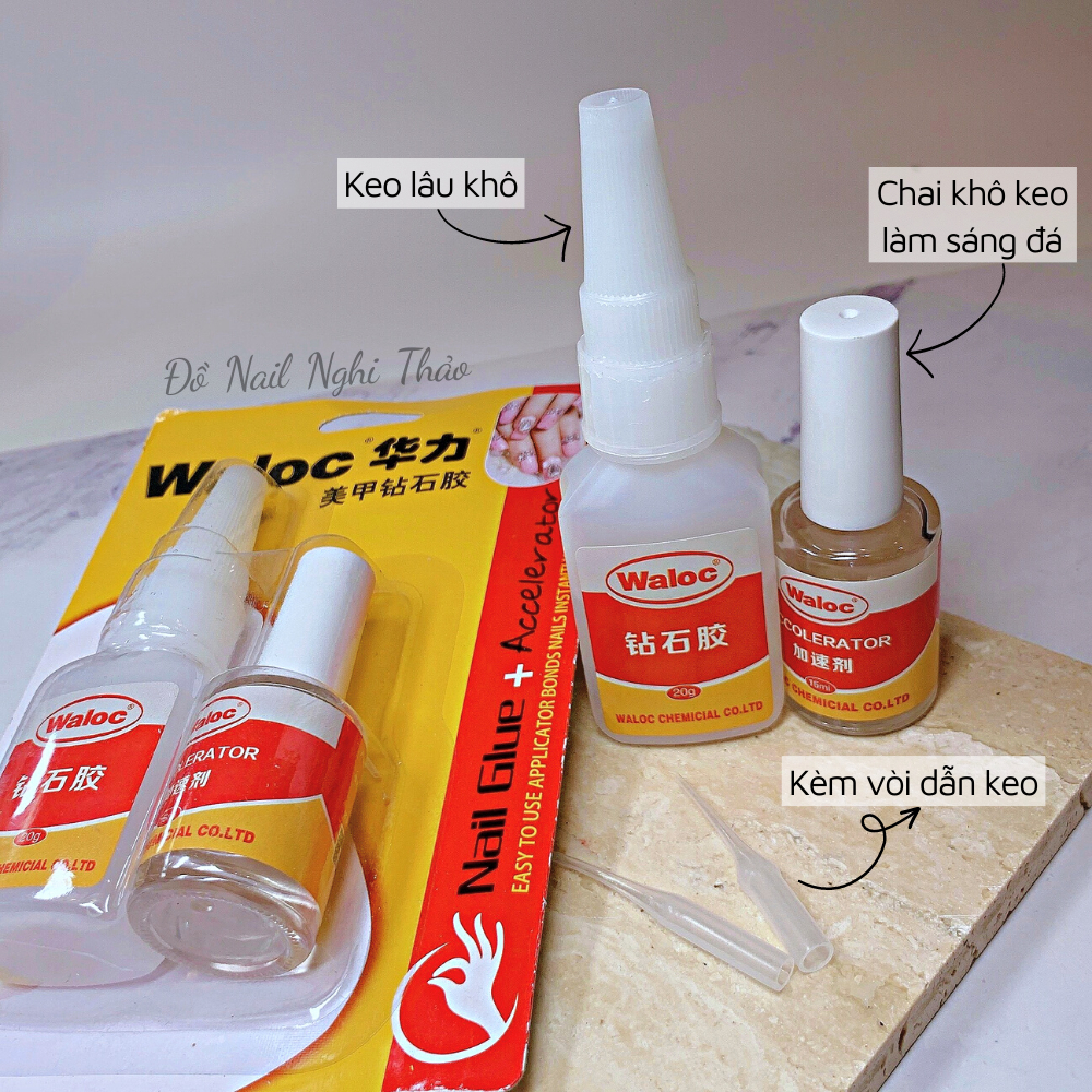 Keo bê tông nail gắn móng waloc NGHI THẢO