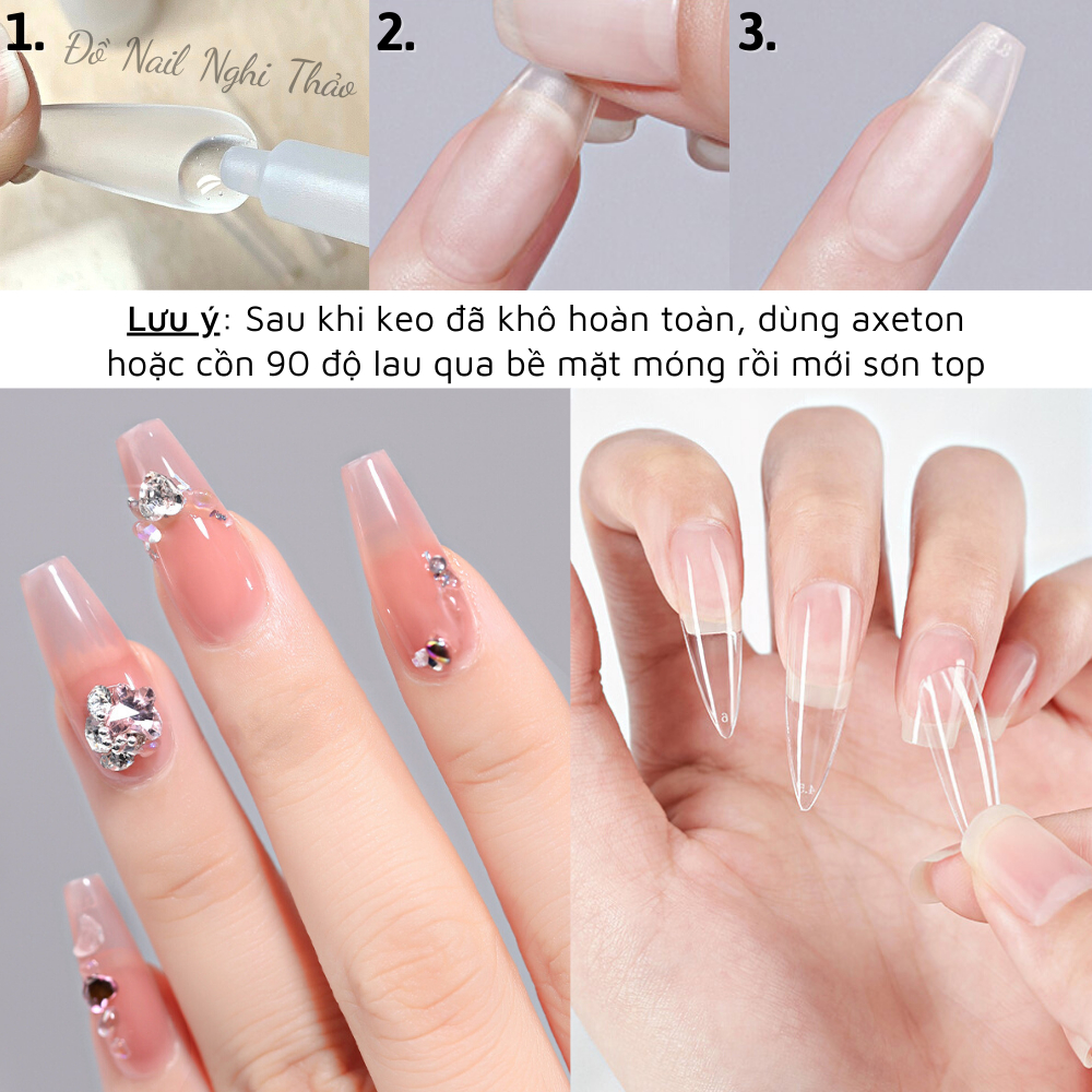 Keo bê tông nail gắn móng waloc NGHI THẢO