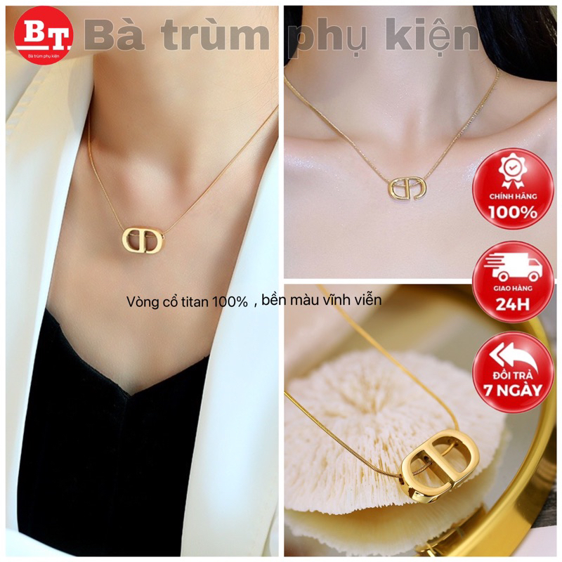 Dây chuyền CD hàng titan bền màu vĩnh viễn