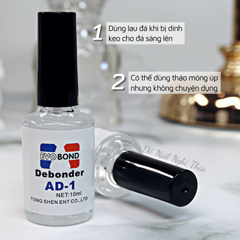 Nước sáng đá tháo móng giả 10ml NGHI THẢO