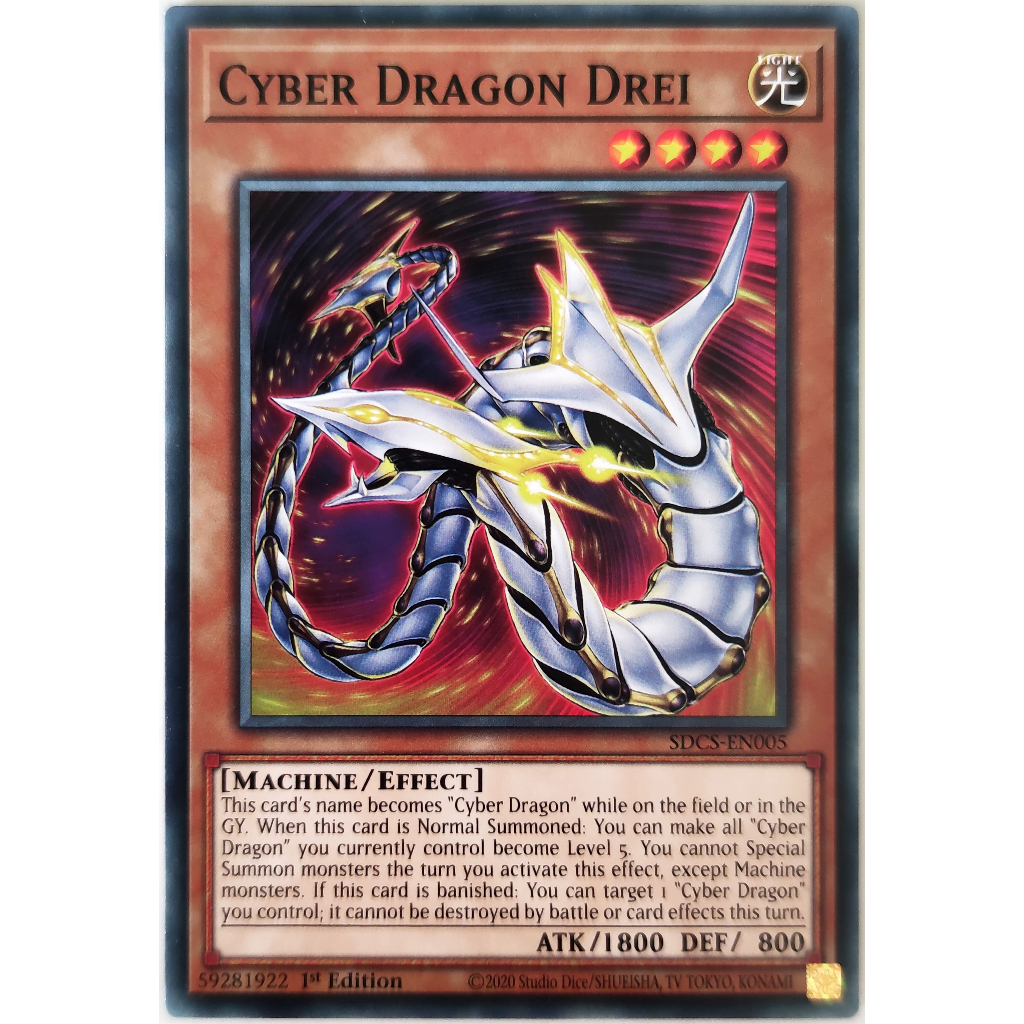 [Thẻ Yugioh] Cyber Dragon Drei |EN| Common
