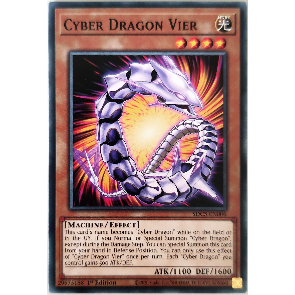[Thẻ Yugioh] Cyber Dragon Vier |EN| Common