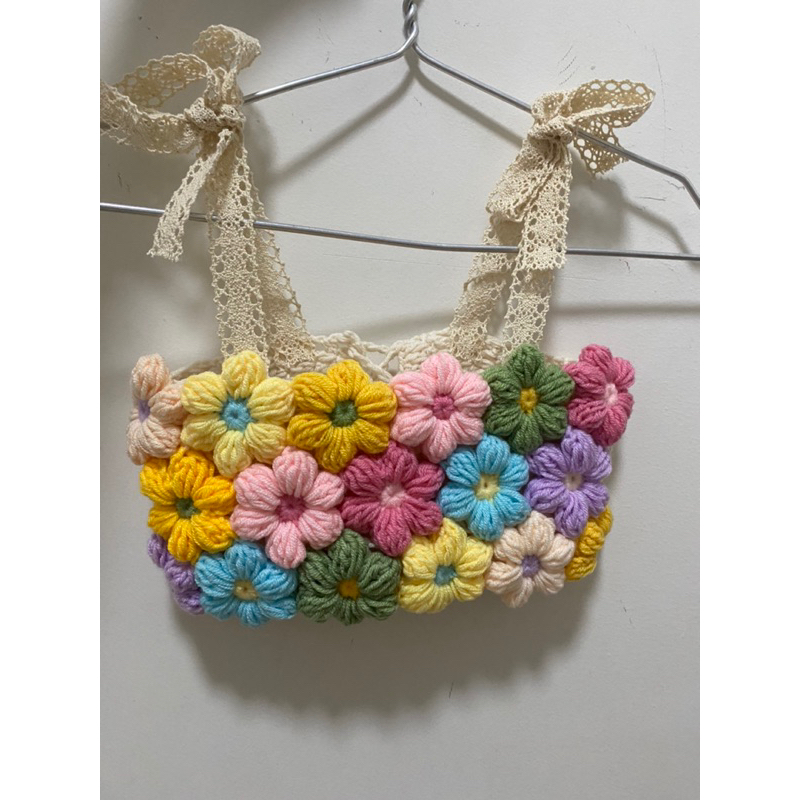 Áo hoa móc len cho bé🌸