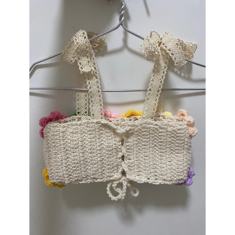 Áo hoa móc len cho bé🌸