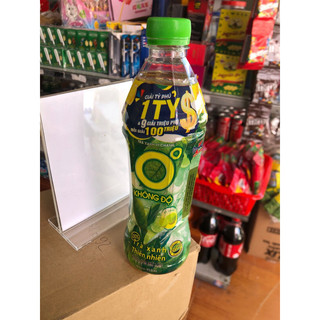 Trà xanh 0 độ hương chanh 455ml