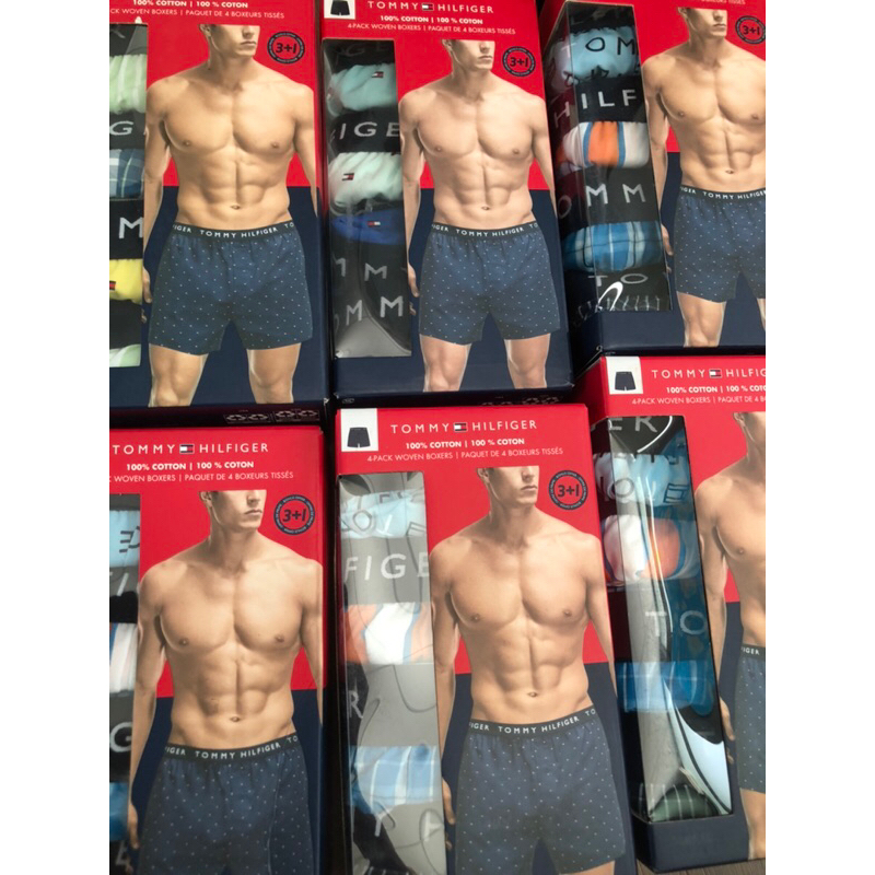 Set 4 quần đùi ngủ Tommy Hilfiger đủ size S-XXL