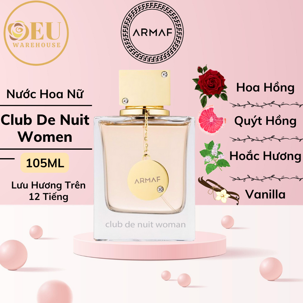 Nước Hoa Armaf Club De Nuit Women / Intense Man 105ML - Nước Hoa Nam/Nữ Bản Dupe Creed Aventus/ CoCo Mademoiselle