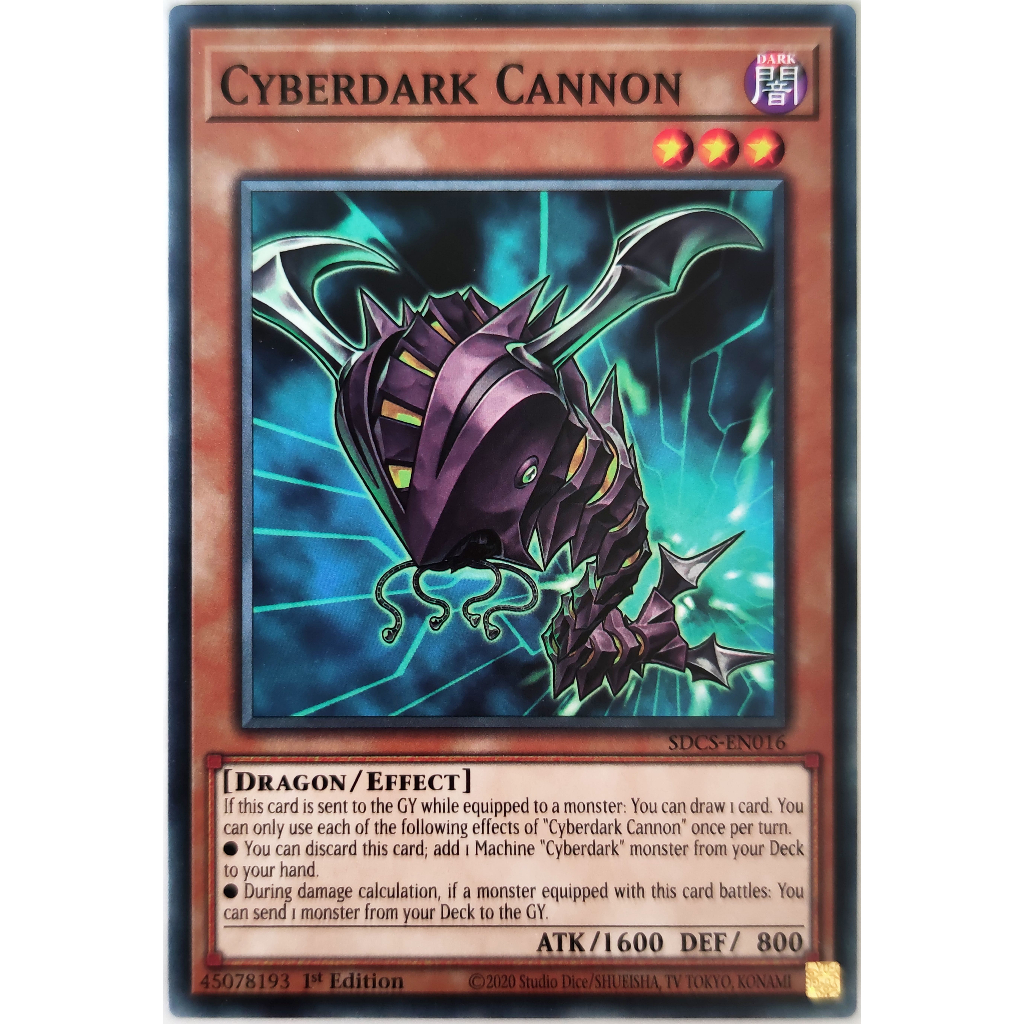[Thẻ Yugioh] Cyberdark Cannon |EN| Common