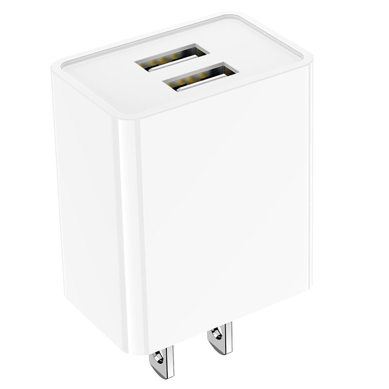 Củ Sạc Nhanh Hoco C89 2 Cổng USB Công Suất 2.4A
