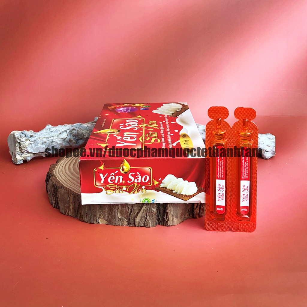 Siro YẾN SÀO SỮA NON tăng khả năng hấp thu, kích thích bé ăn ngon - Hộp 4 x 5 ống