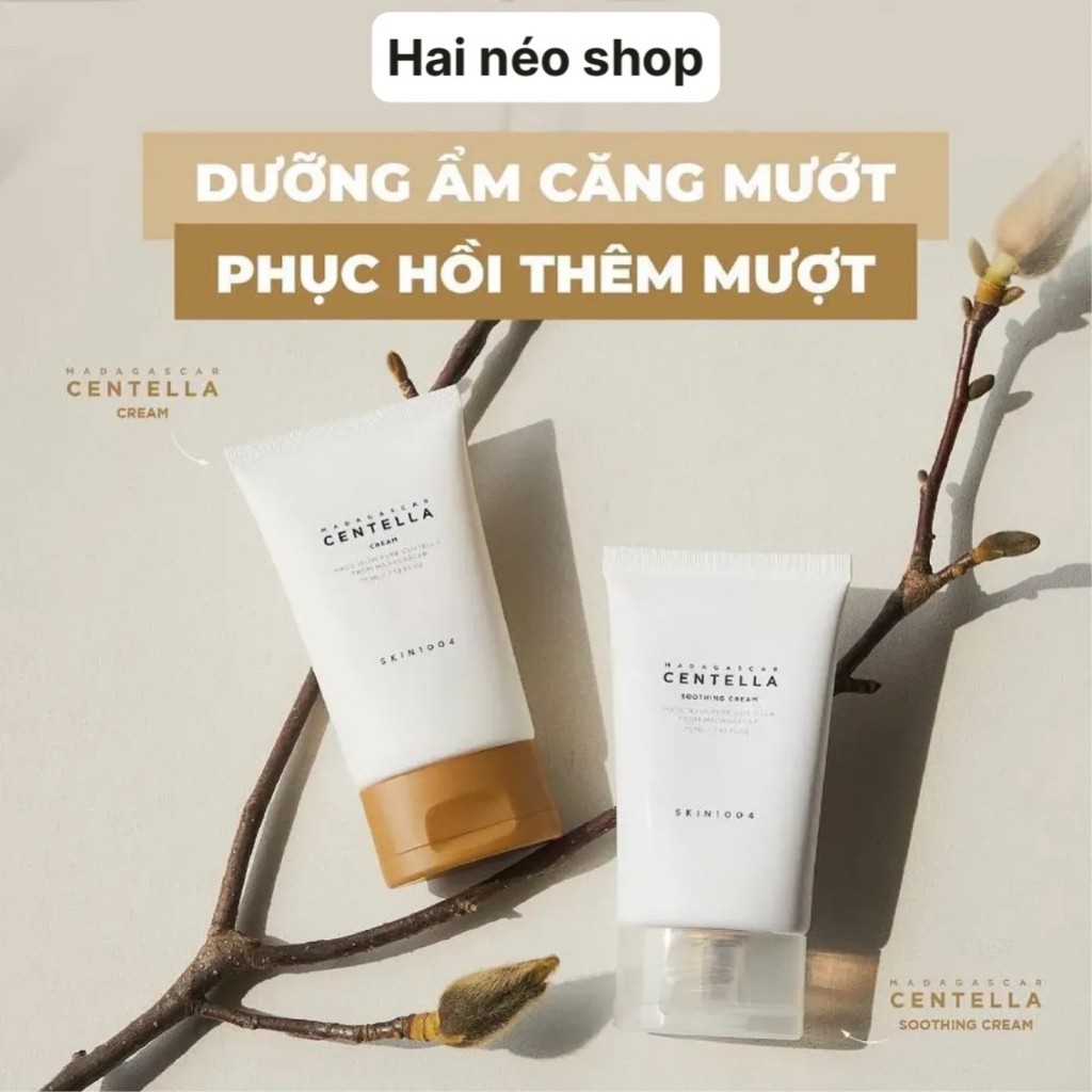 Kem dưỡng Rau má cấp ẩm, phục hồi hư tổn, tăng cường hàng rào da nhạy cảm Skin1004 Madagascar Centella