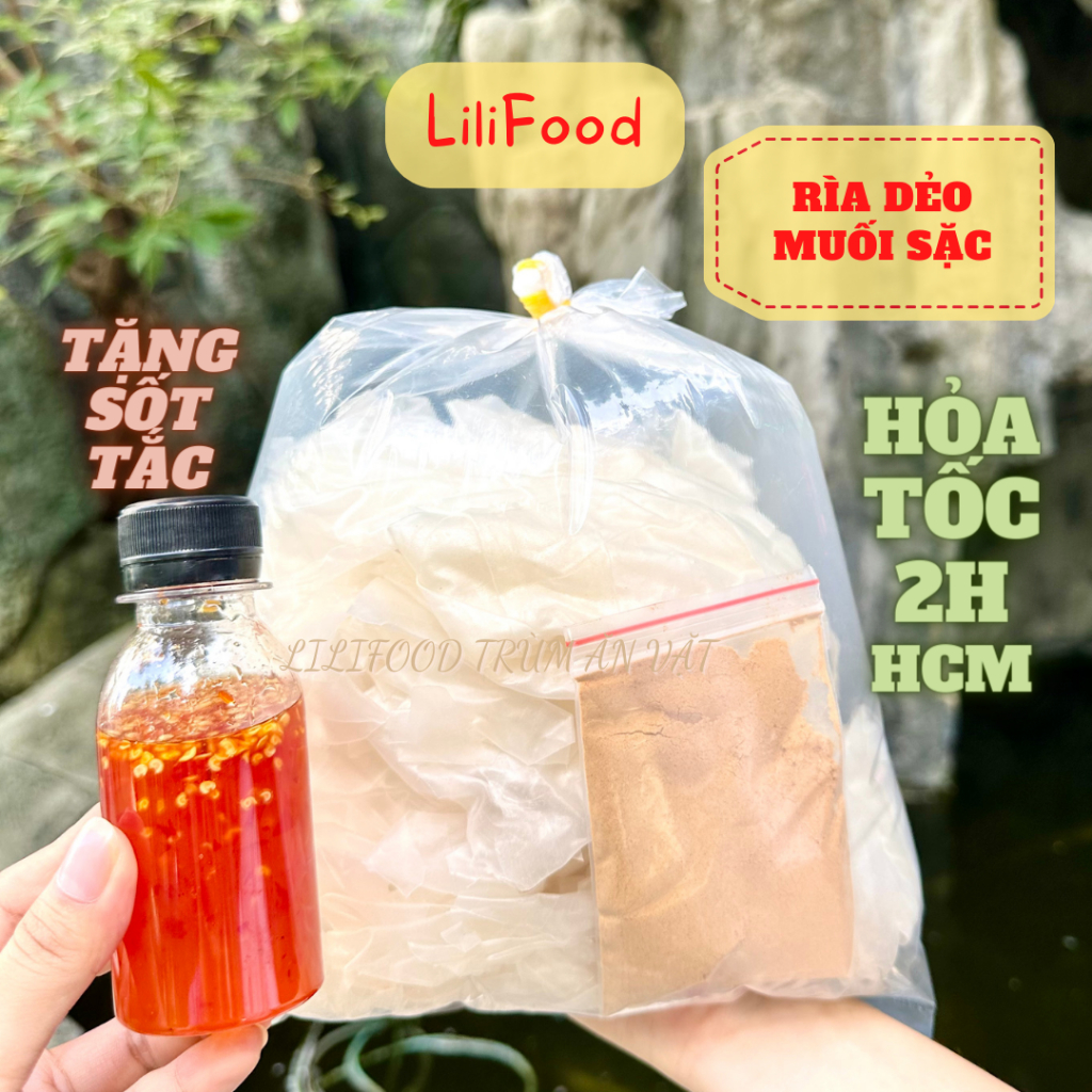 Bánh Tráng Tây Ninh - Bánh Rìa Dẻo Dai Phơi Sương Muối Sặc- Tặng Sốt Tắc Siêu Ngon LiliFood-Size 500g/1kg