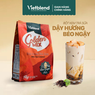 Bột Kem Béo Pha Trà Sữa VIETBLEND GOLDEN MIX Giữ Trọn Vị Trà Túi 1kg
