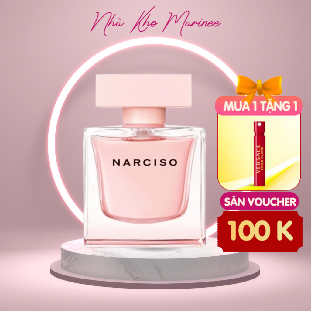 Nước hoa nữ chính hãng Nar Cristal 10ml chiết - Thơm lâu, Tiểu thư, Mùi mùa hè - Nhà Kho Marinee