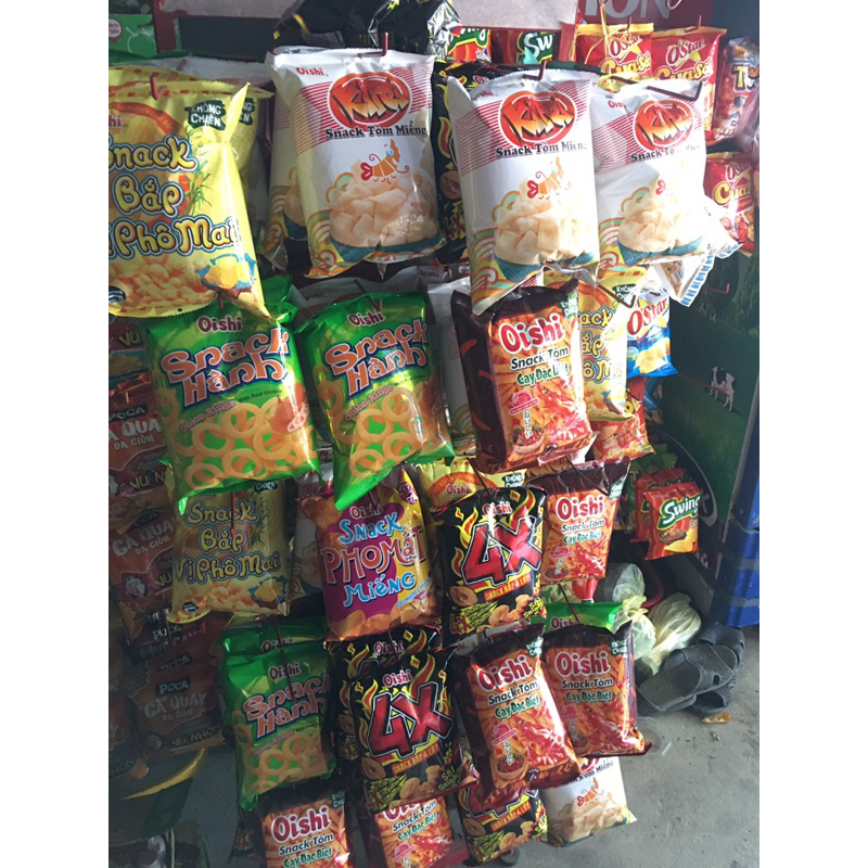 Bim bim oishi gói 40g các vị