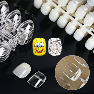 Móng mẫu vuông hàn quốc , móng giả tập sơn