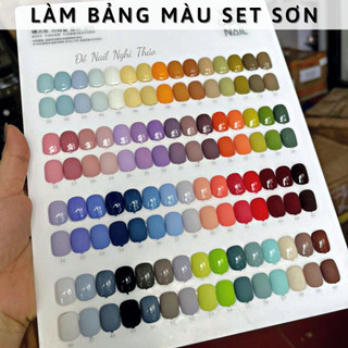 Móng mẫu vuông hàn quốc , móng giả tập sơn