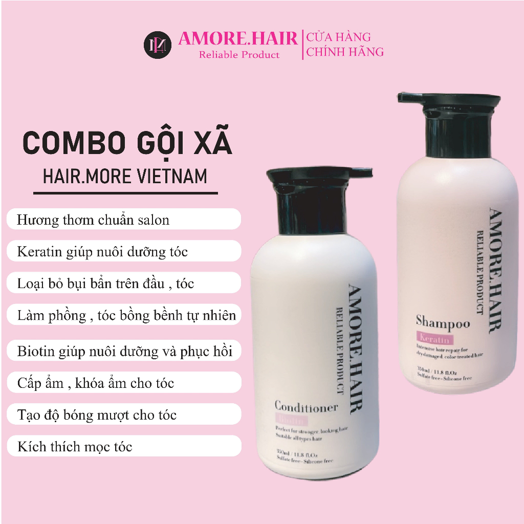 Combo gội xã AMORE.HAIR