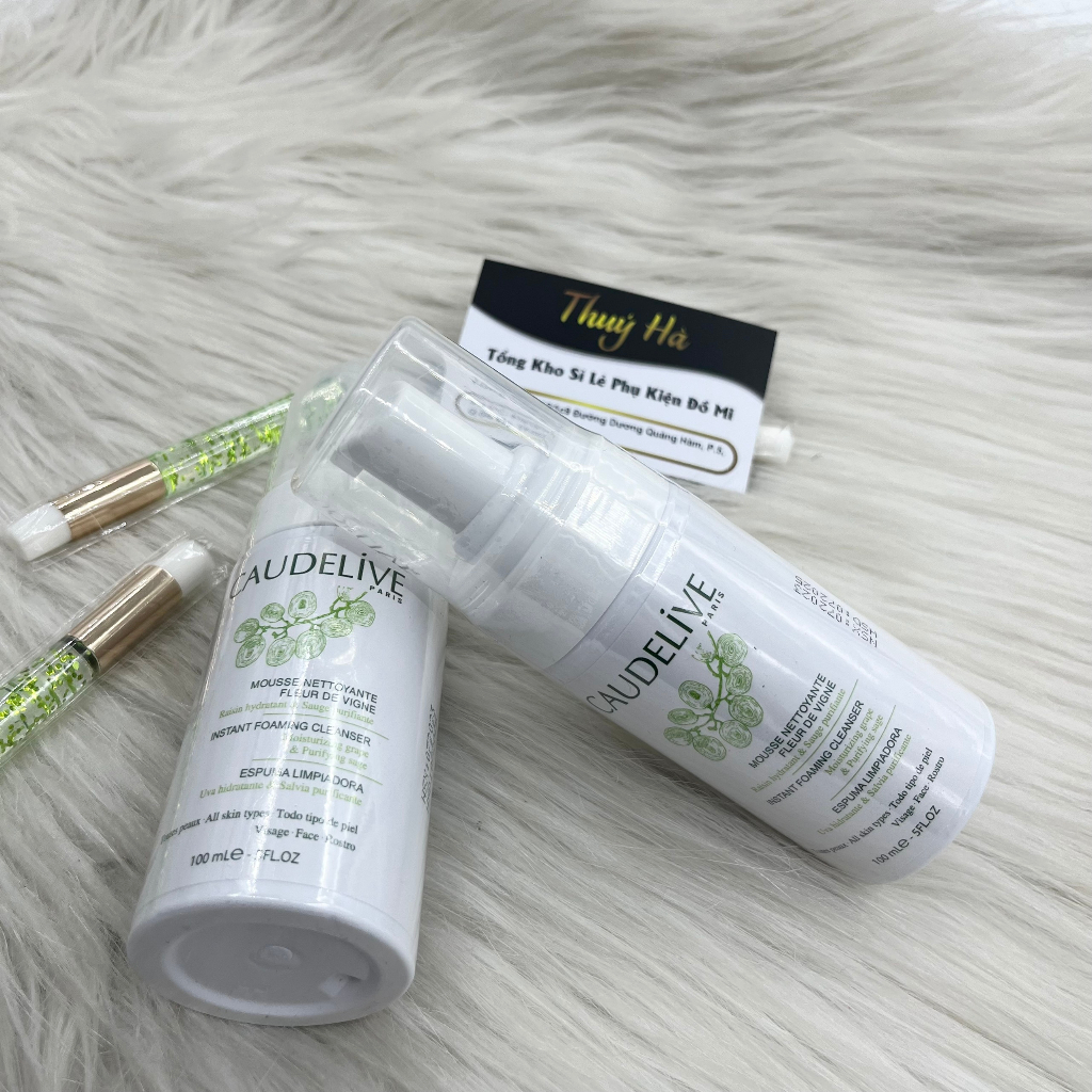 COMBO VỀ SINH XANH ( bọt vệ sinh mi + cọ 1 cây)_dụng cụ mi_THÚY HÀ